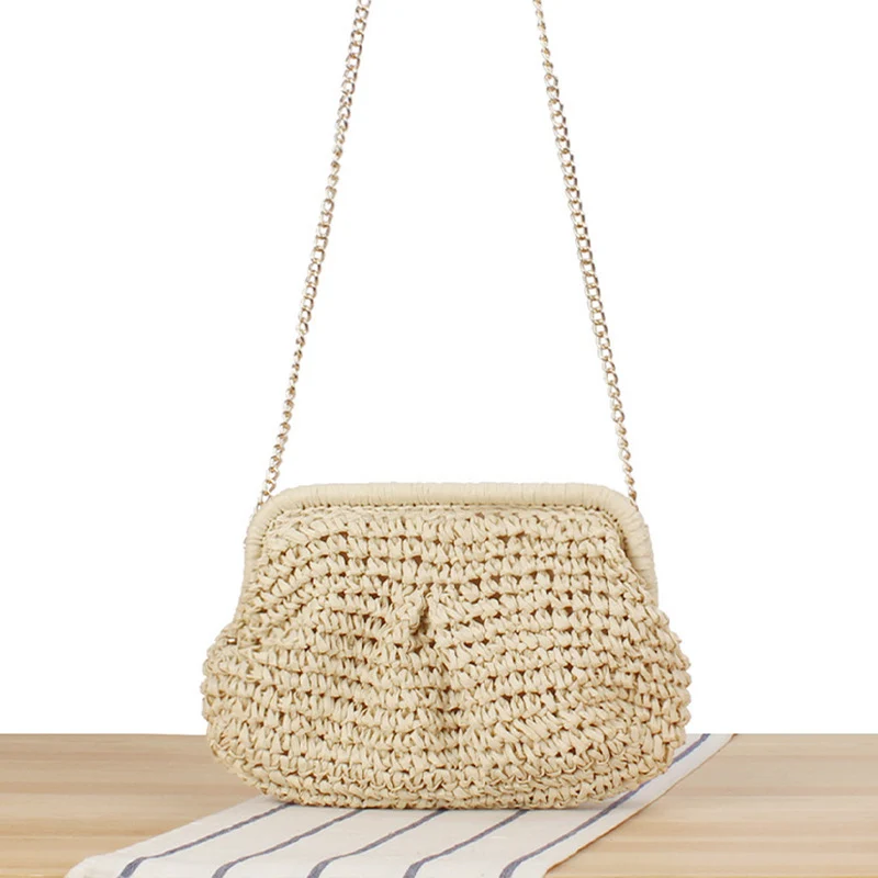 Elegante Handtasche im Makramee-Stil Skanto