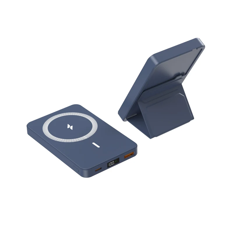 Magnetische kabellose Powerbank mit integriertem Ständer Skanto