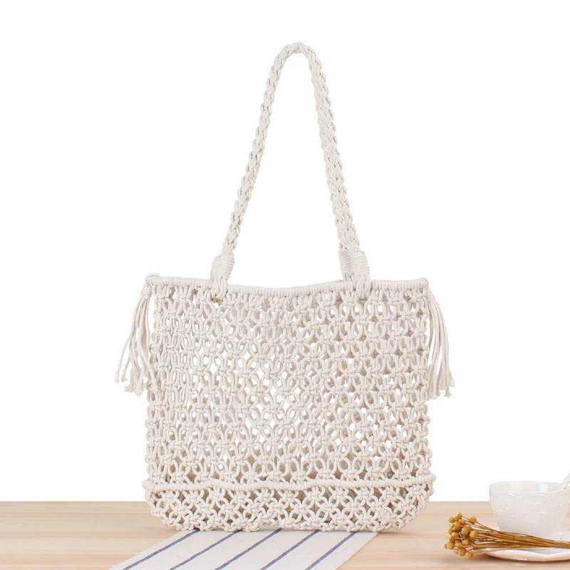Stylische Makramee-Tasche Skanto