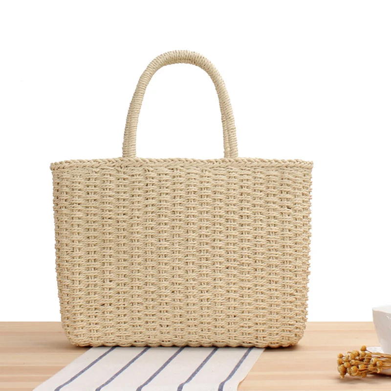 Handtasche aus strapazierfähigem Naturgeflecht Skanto