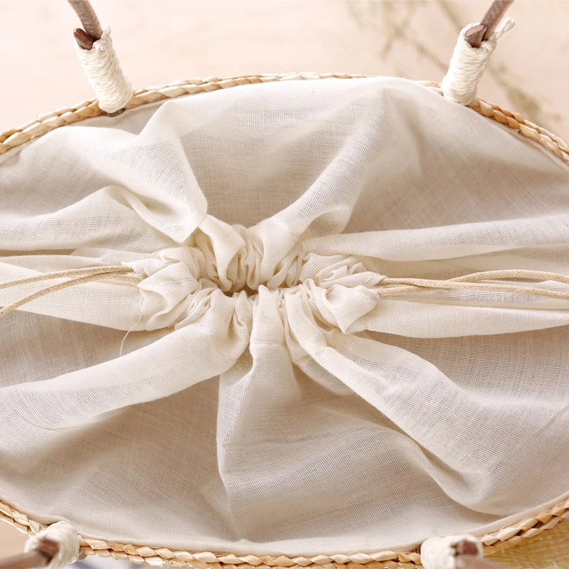 Strandtasche mit dekorativem Blumendetail Skanto