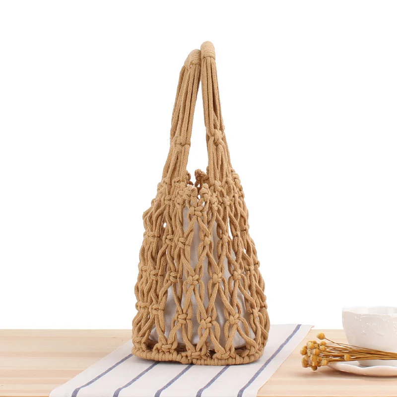 Handgeknüpfte Netztasche Skanto