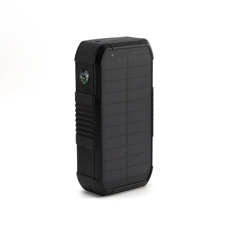 Solarbetriebene Powerbank mit Kompass Skanto