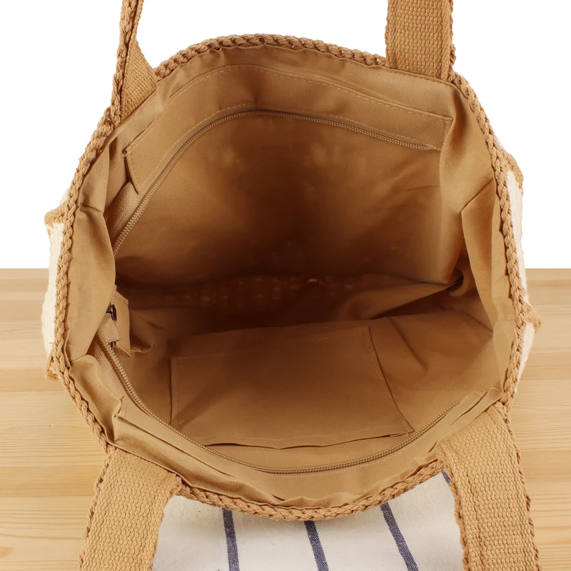 Makramee-Shopper mit Blumenmuster Skanto