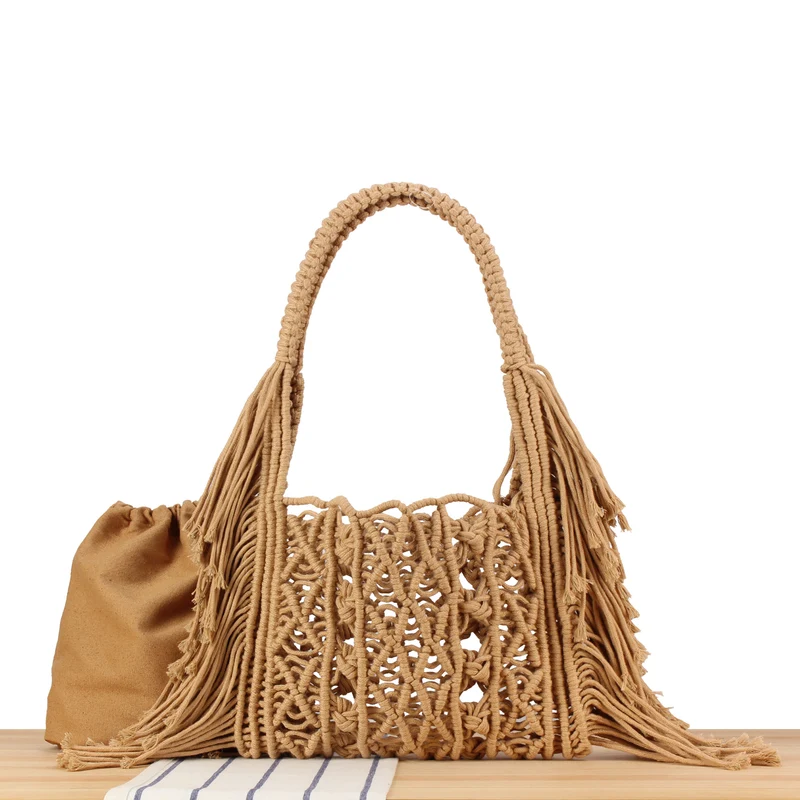 Handgeknüpfte Makramee-Tasche Skanto