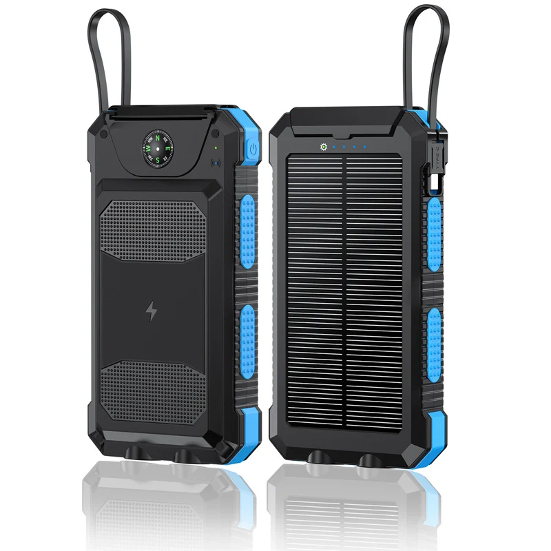 Wasserdichte Solar Powerbank mit integriertem Kompass Skanto