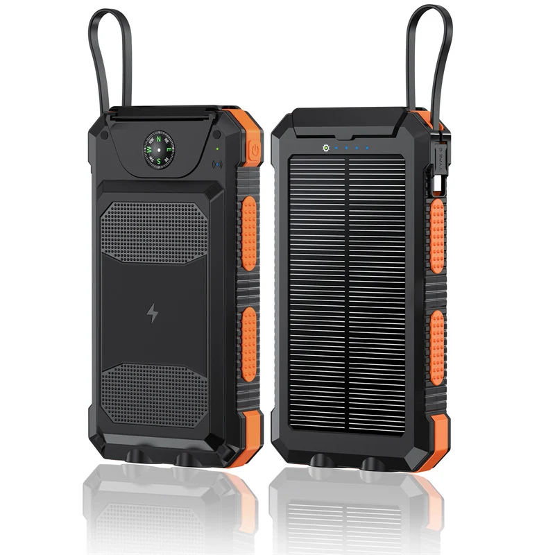 Wasserdichte Solar Powerbank mit integriertem Kompass Skanto