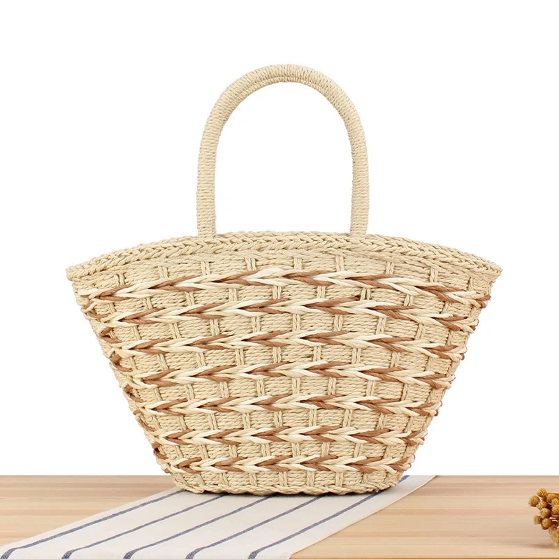 Geflochtene Tote- und Strandtasche Skanto