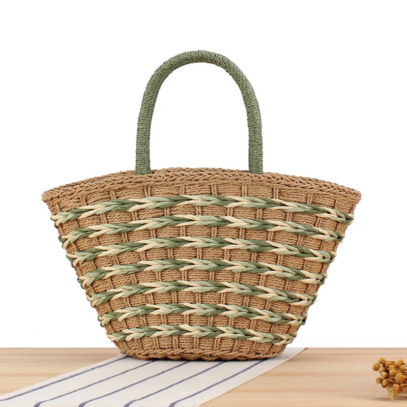 Geflochtene Tote- und Strandtasche Skanto