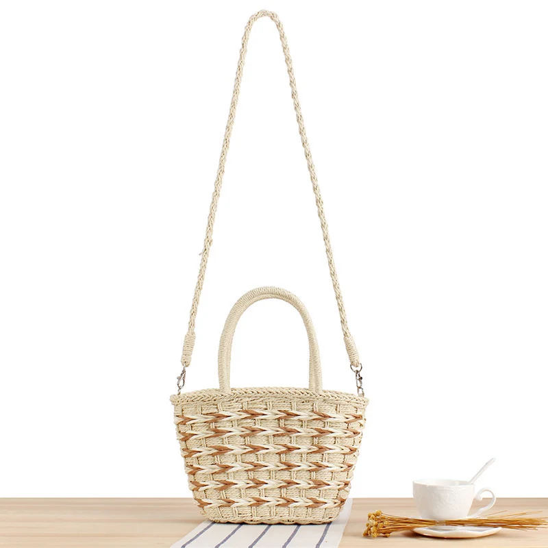 Geflochtene Designer-Handtasche mit abnehmbarem Schultergurt Skanto
