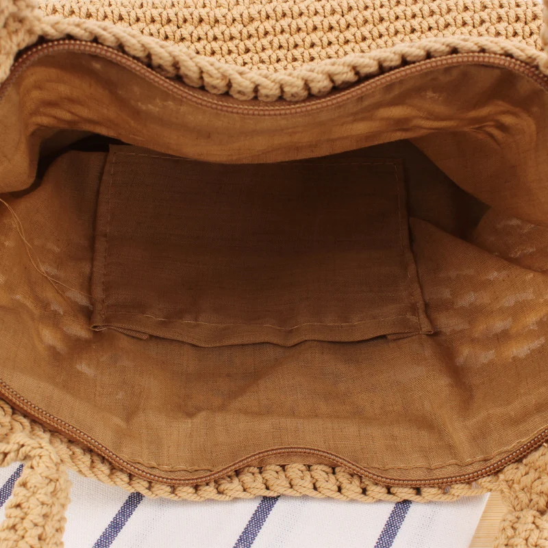 Makramee-Strandtasche mit innovativem Netz-Design Skanto
