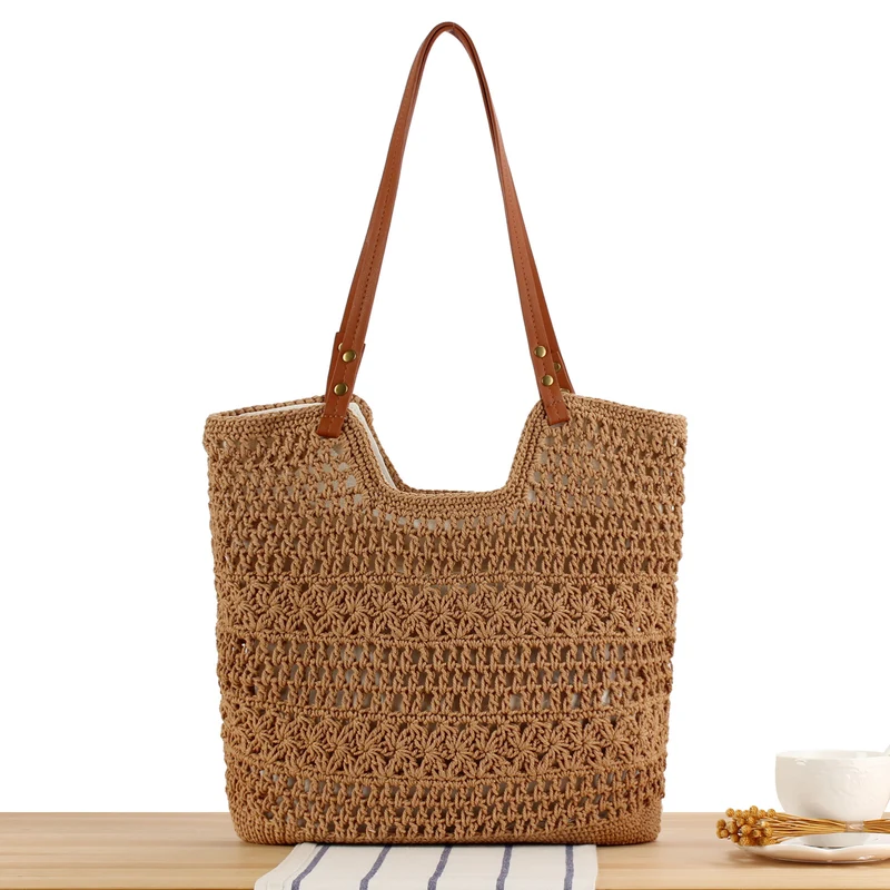 Makramee-Handtasche mit stabilem Griff Skanto