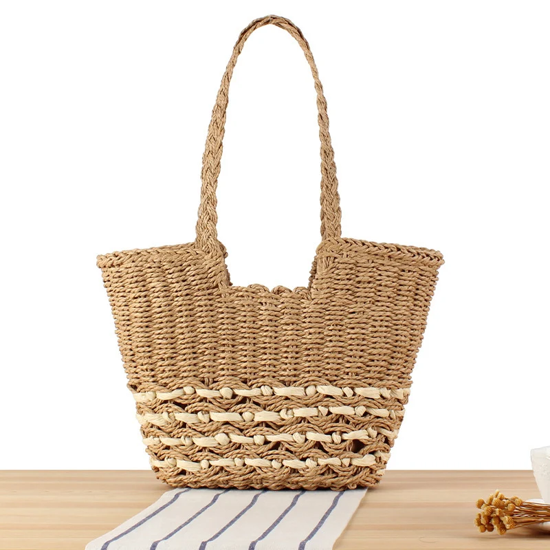 Designer-Tote Bag aus handgefertigtem Naturmaterial Skanto