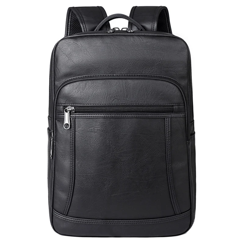 Eleganter Kunstleder-Rucksack mit mehreren Taschen Skanto