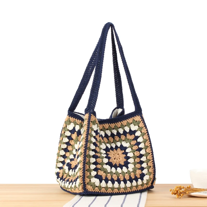 Gehäkelte Handtasche mit einzigartigem Muster Skanto