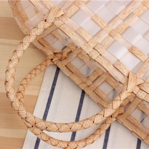 Geräumige Strandtasche mit transparentem Design Skanto