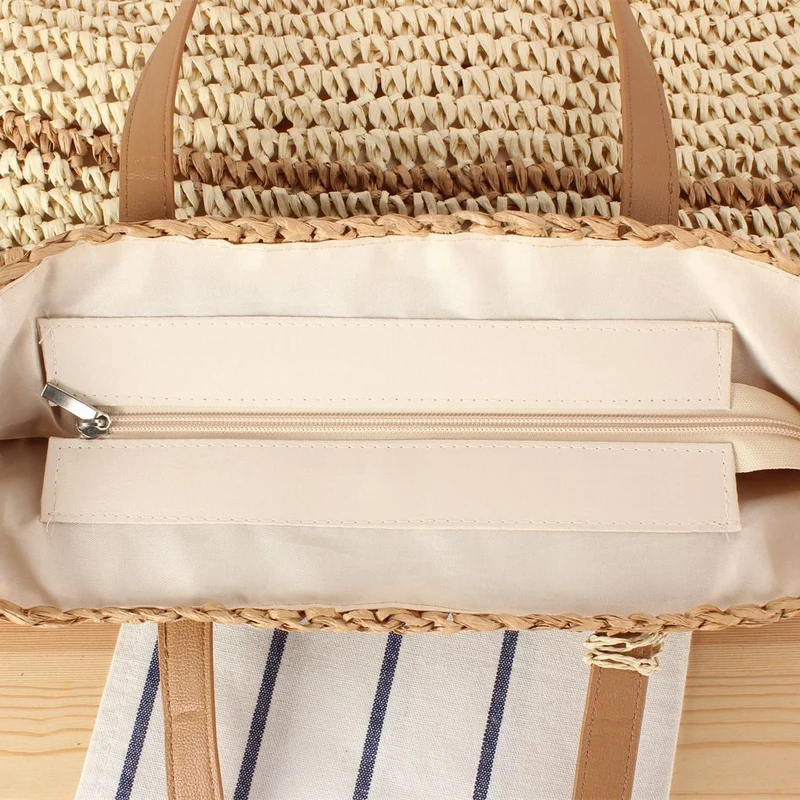 Große Strandtasche mit eleganten Details Skanto