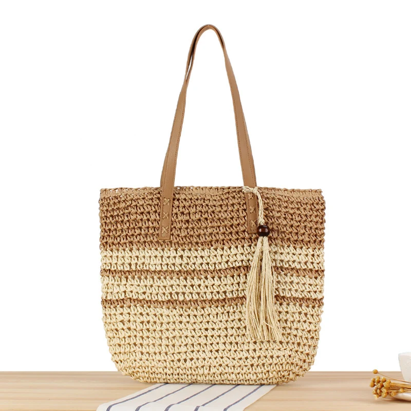 Große Strandtasche mit eleganten Details Skanto