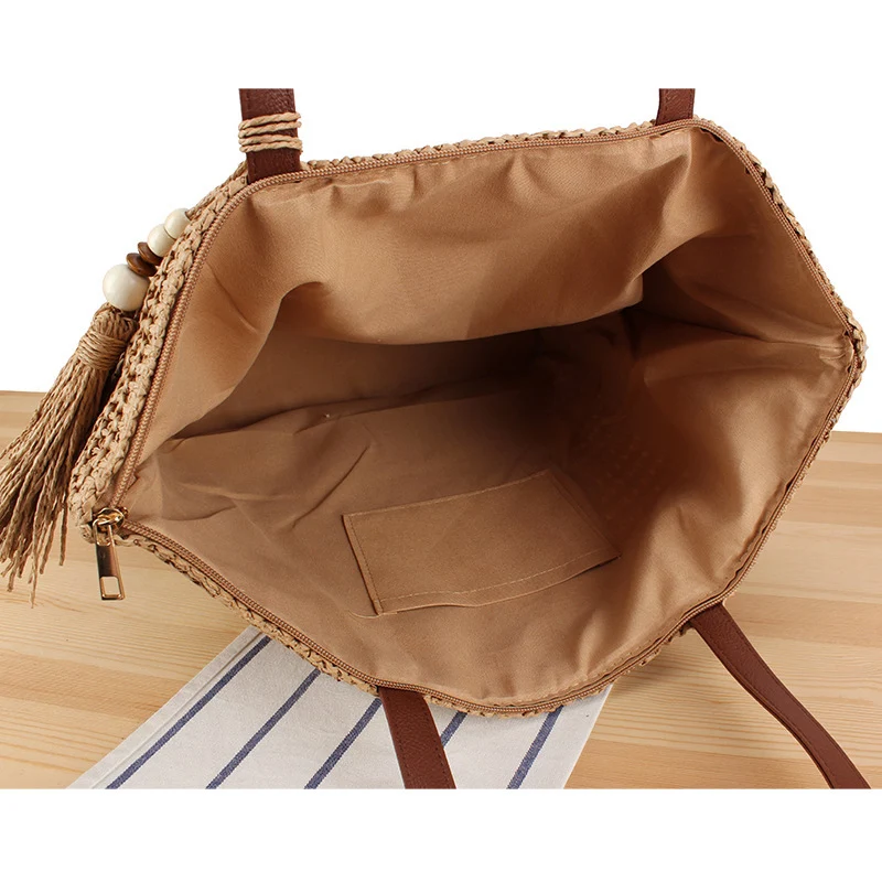 Handgefertigte Strandtasche mit verstellbaren Griffen Skanto