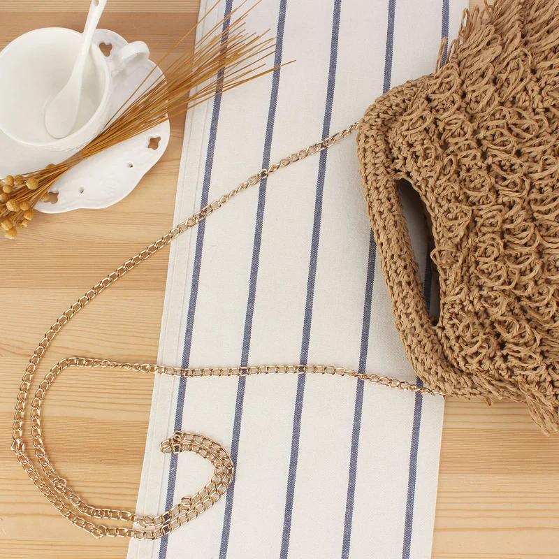Designer-Handtasche mit geflochtener Makramee-Struktur Skanto