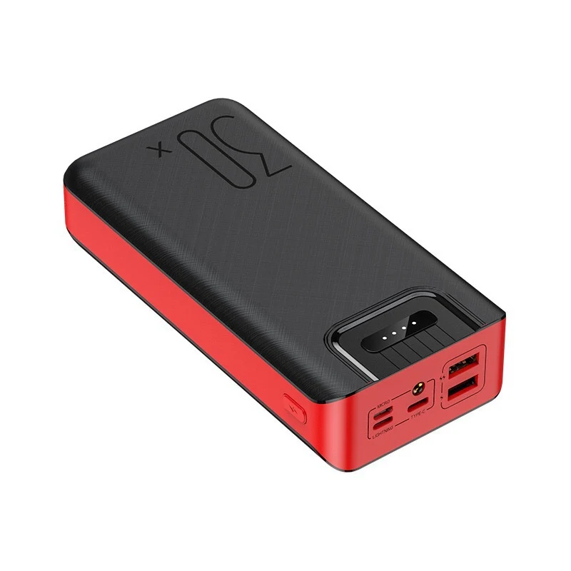 Hochleistungs-Powerbank mit intelligentem LCD-Display und zwei USB-Anschlüssen Skanto