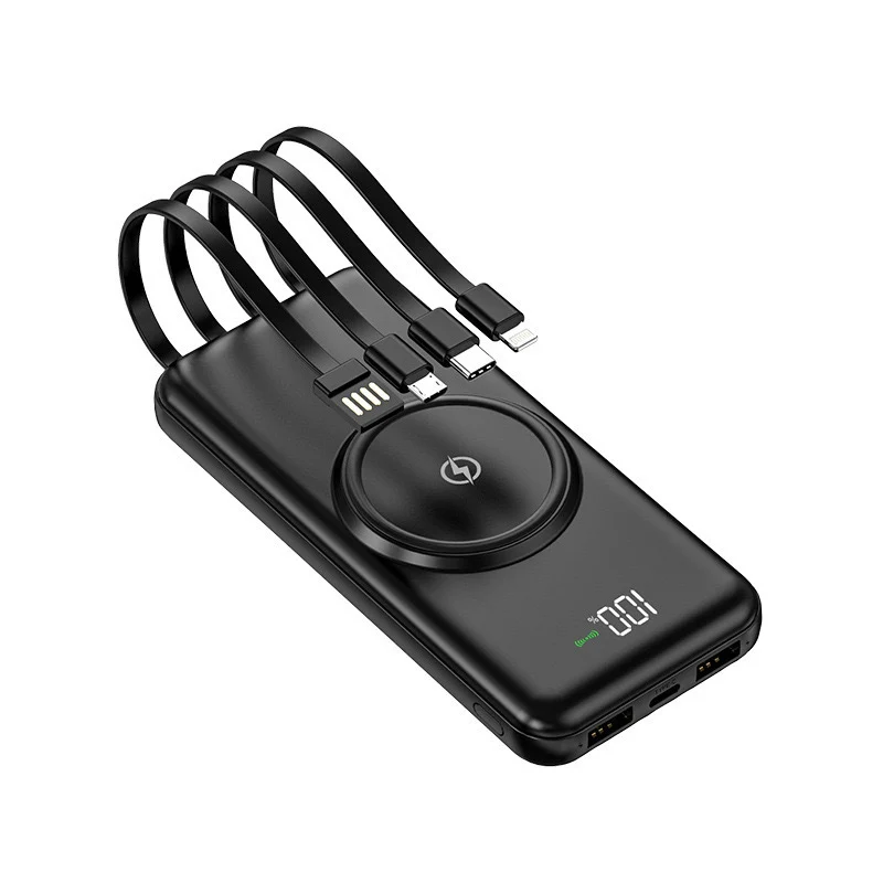 Powerbank mit integriertem Multi-Ladekabel Skanto
