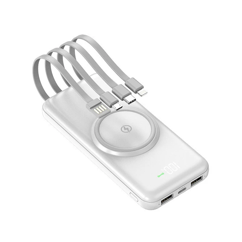 Powerbank mit integriertem Multi-Ladekabel Skanto