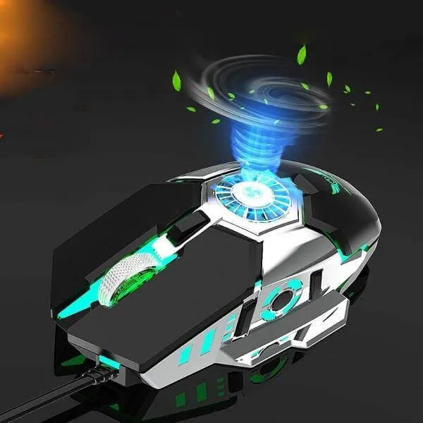 Skanto | Kühlende USB-Lüfter-Gaming-Maus