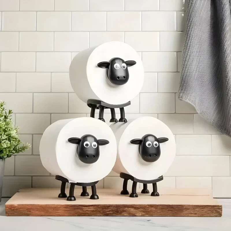 Toilettenpapierhalter kaufen – Originelle & lustige Badezimmer-Deko | Rutschfest, ideal für kleine Bäder