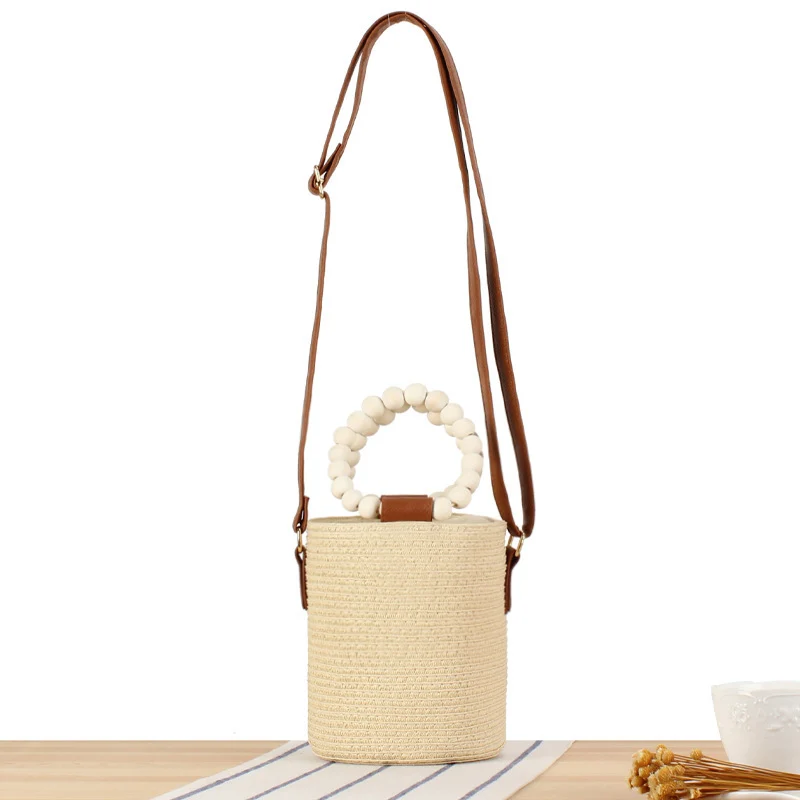 Handtasche aus gewebtem Naturmaterial Skanto