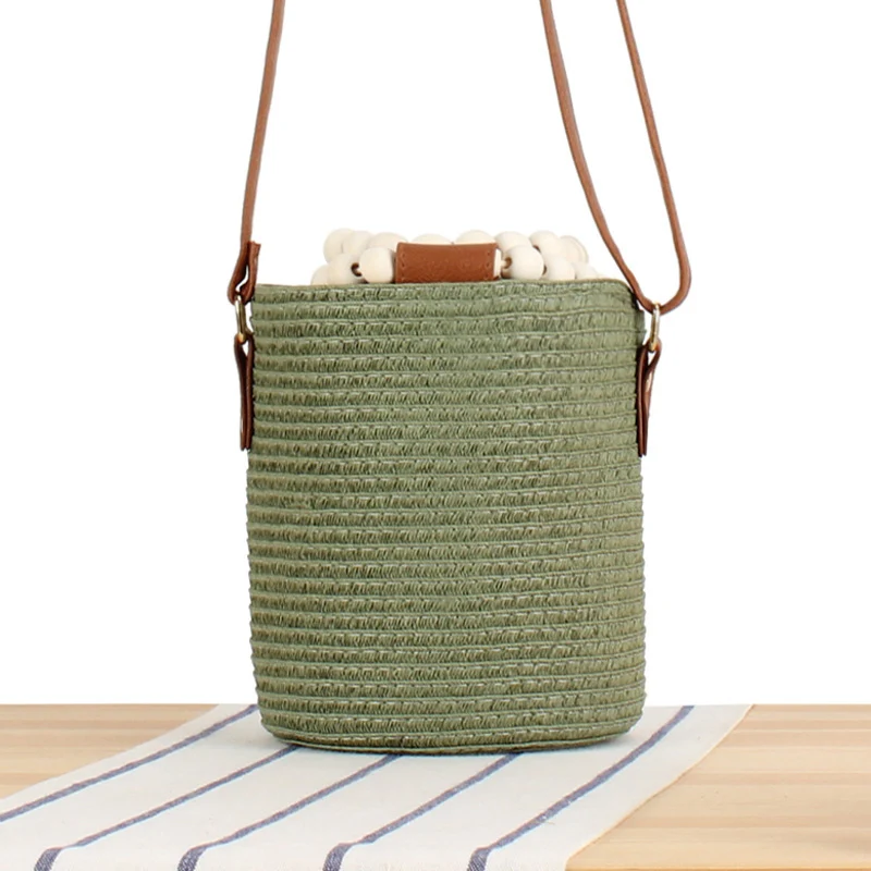 Handtasche aus gewebtem Naturmaterial Skanto