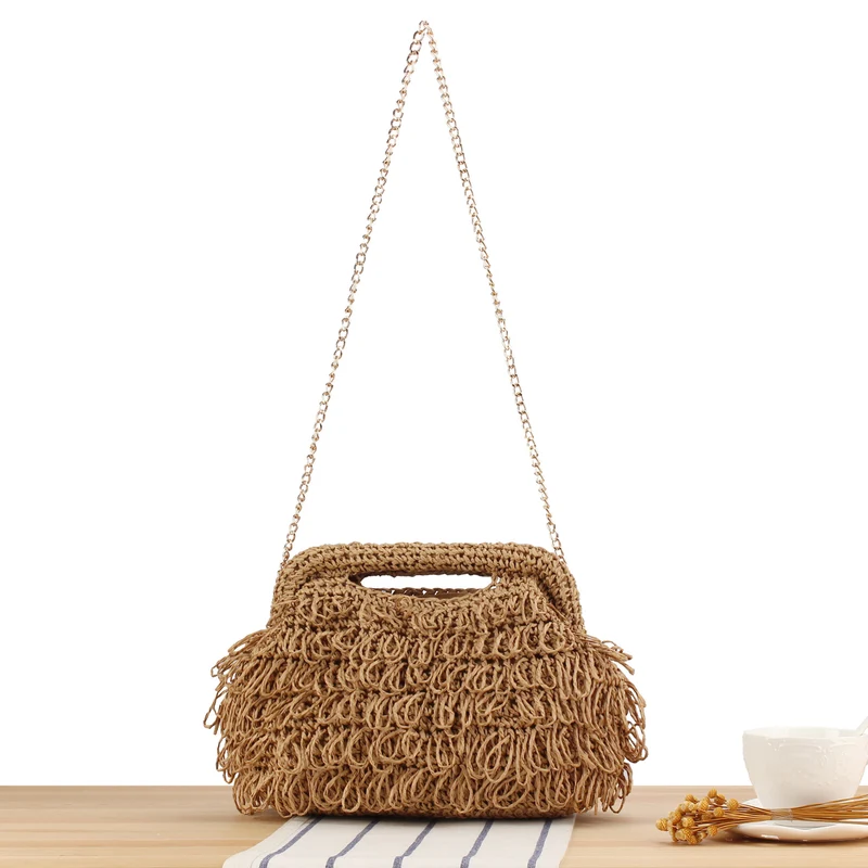 Handtasche mit verspieltem Fransen-Design Skanto