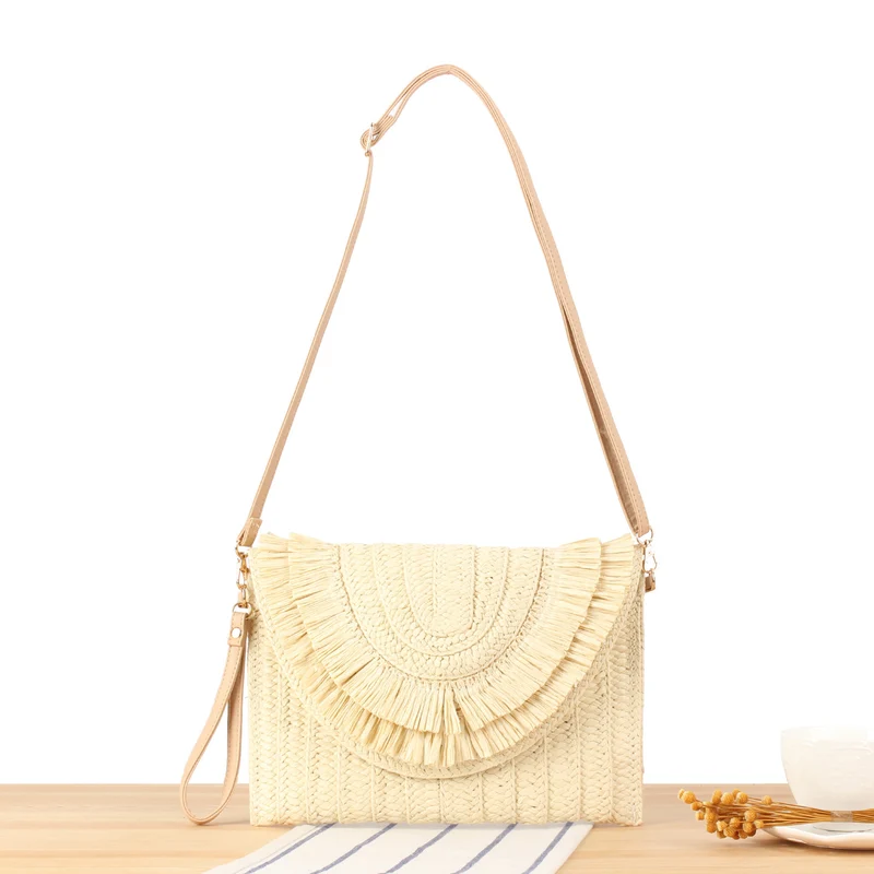 Handtasche mit kunstvollem Fransenbesatz Skanto