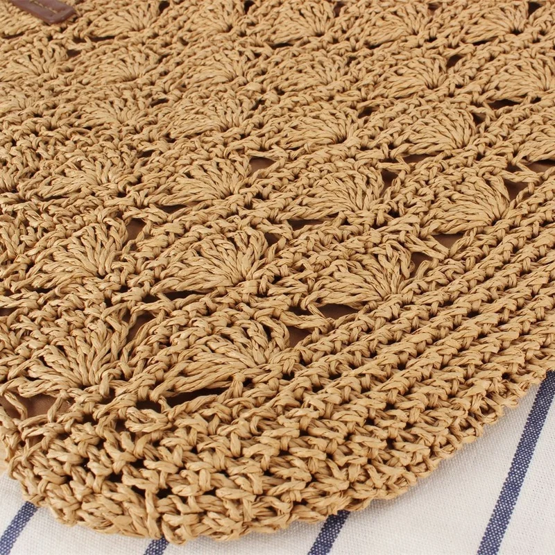 Stilvolle Handtasche aus geflochtenem Naturmaterial Skanto
