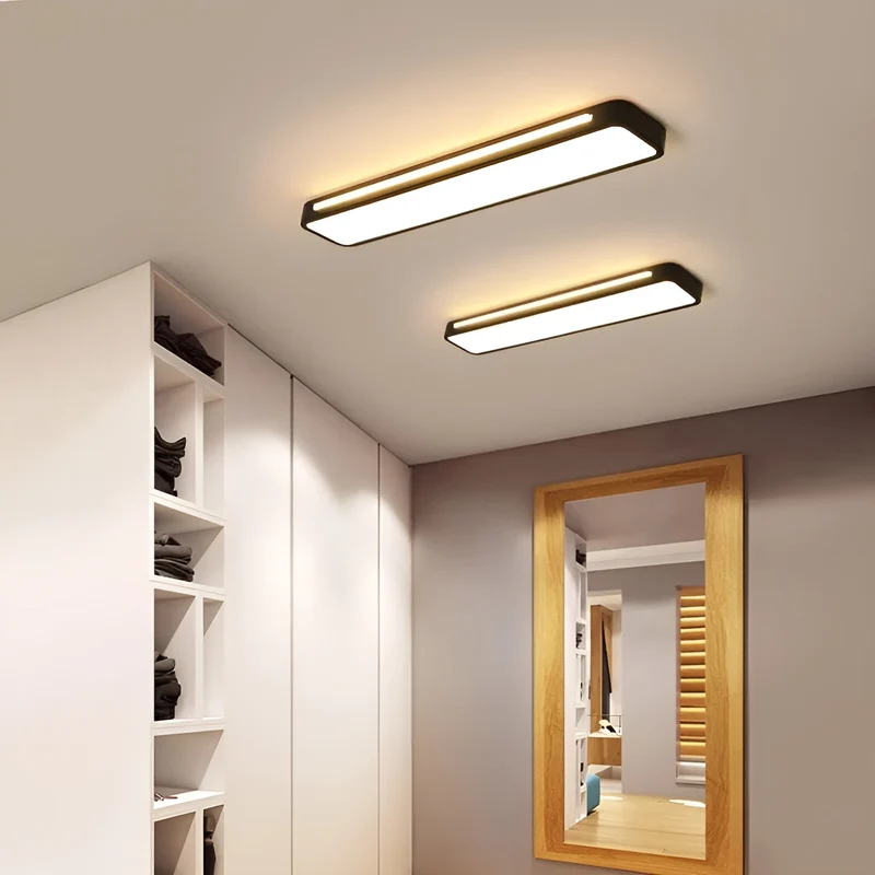 Rechteckige Deckenlampe – Klare Linien & modernes Design | Perfekt für Wohnzimmer und Essbereich | Skanto
