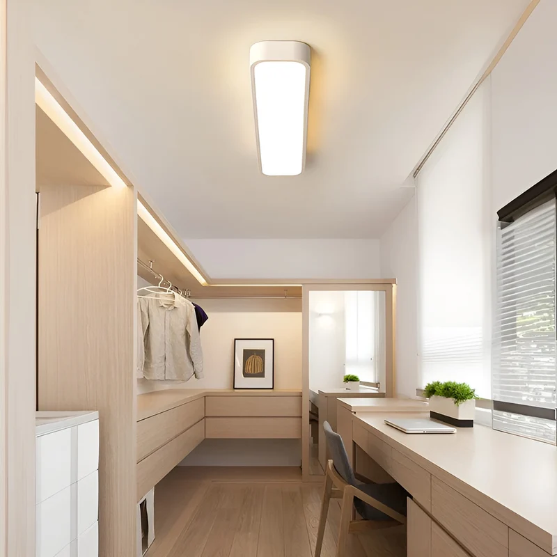 Rechteckige Deckenlampe – Klare Linien & modernes Design | Perfekt für Wohnzimmer und Essbereich | Skanto