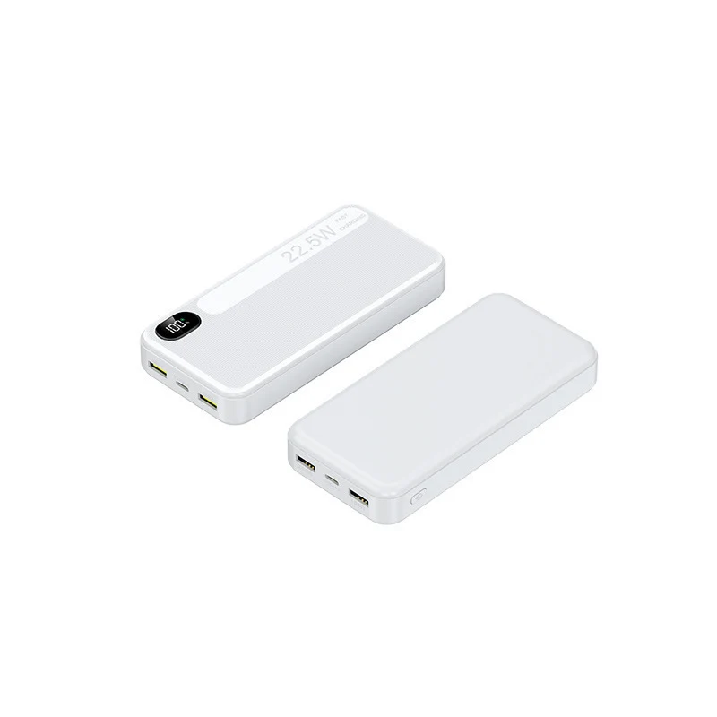 Tragbare Powerbank mit Schnellladefunktion und Digitalanzeige Skanto