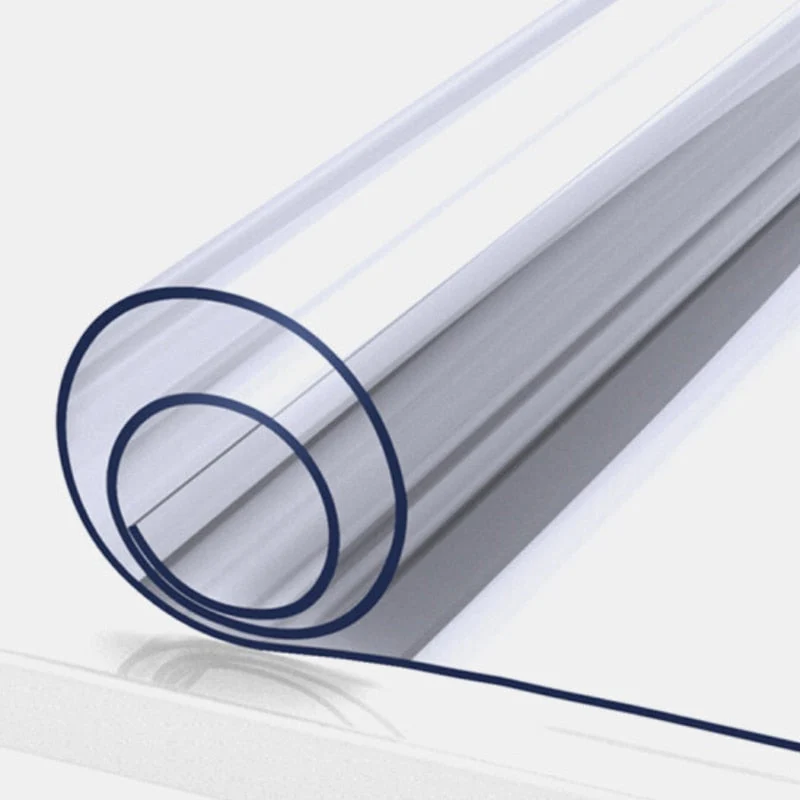 Weiche transparente Schutzhülle Tischmatte | Skanto