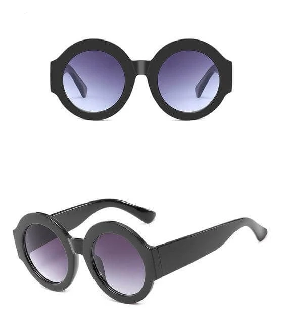 Skanto | Designer-Sonnenbrille mit roten, grünen, schwarzen Kreisen