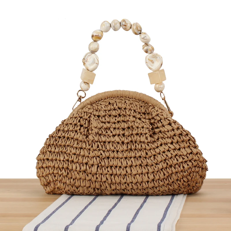 Handtasche mit innovativem Perlengriff Skanto