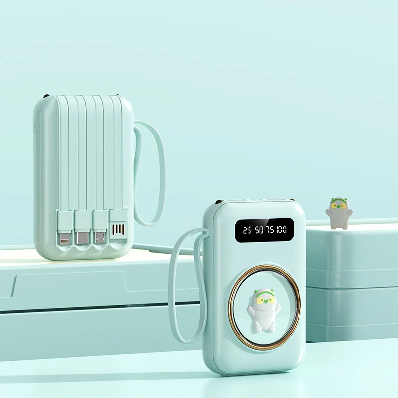 Tragbare Powerbank mit integriertem LED-Display von Skanto