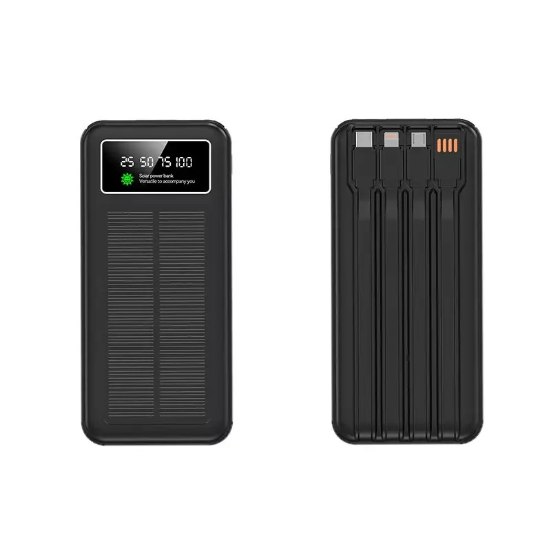 Solar-Powerbank mit digitaler Energieanzeige Skanto