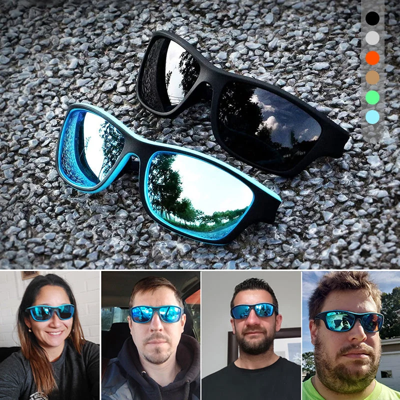Outdoor-Sportsonnenbrille mit entspiegelten polarisierten Gläsern | Skanto
