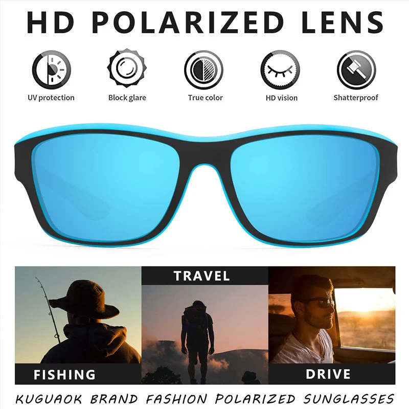 Outdoor-Sportsonnenbrille mit entspiegelten polarisierten Gläsern | Skanto
