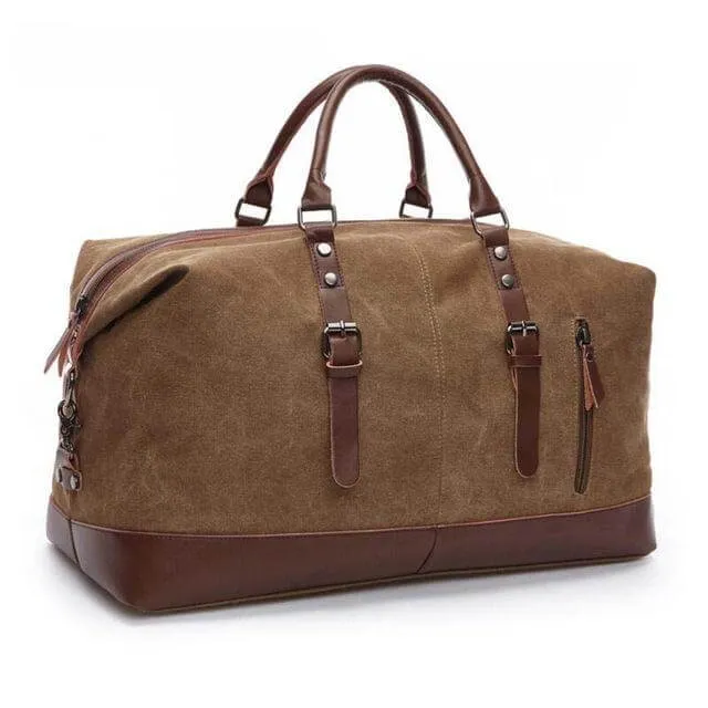 Skanto | Militär-Canvas-Reisetasche mit großem Fassungsvermögen