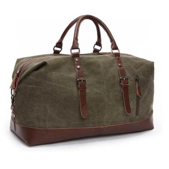 Skanto | Militär-Canvas-Reisetasche mit großem Fassungsvermögen