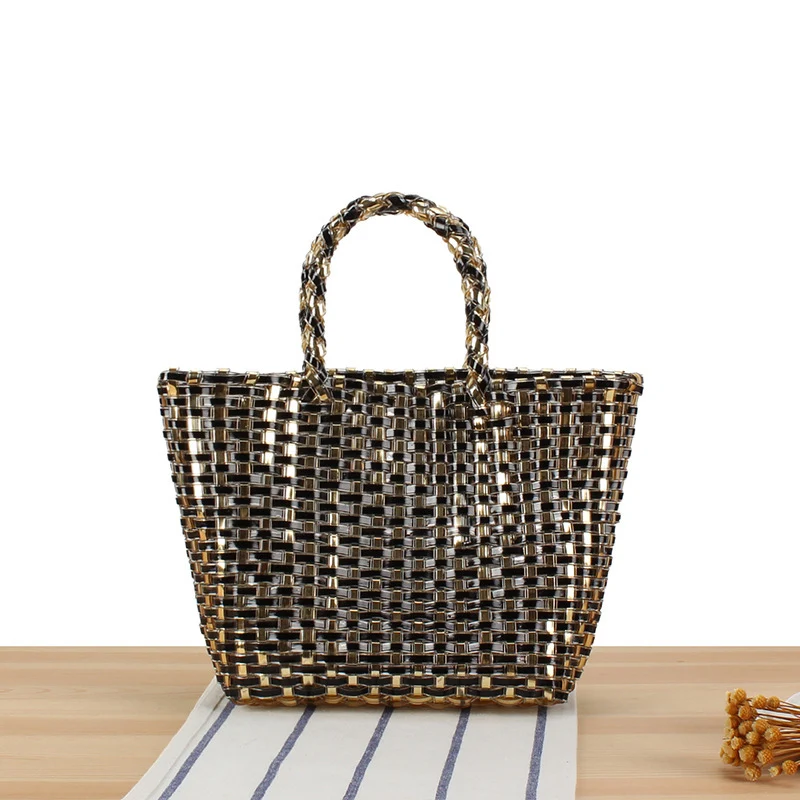Edle Raffia-Tragetasche Skanto