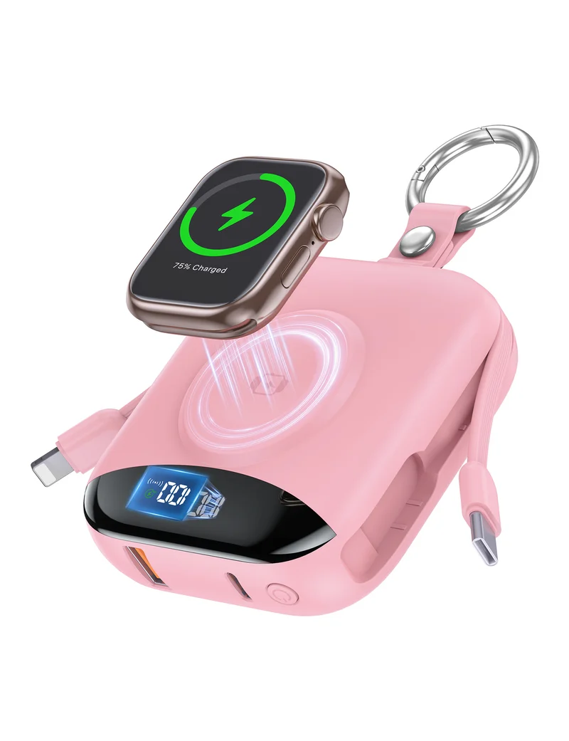 Tragbare kabellose Powerbank mit integriertem LED-Display Skanto