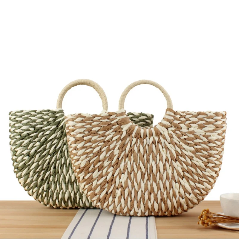 Geflochtene Strandtasche mit ergonomischem Griff Skanto