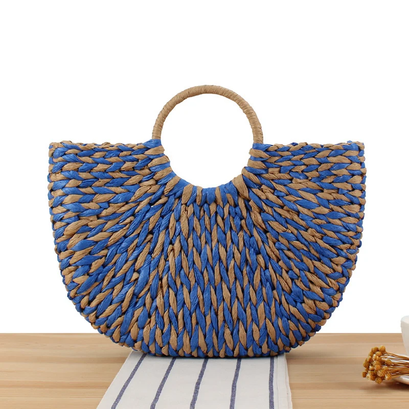 Geflochtene Strandtasche mit ergonomischem Griff Skanto